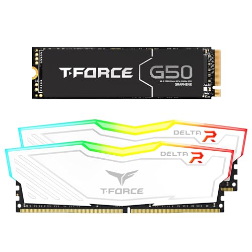 TEAMGROUP T-Force Delta RGB DDR4 16GB (2x8GB) 3600MHz Desktop